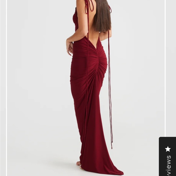 Melanie The Label Gia Gown Wine - Picture 4 of 8